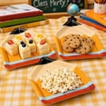 thumbnail image 4 of Platos Desechables con Forma de Lápiz para Fiestas Escolares, Platos de Papel para Pasteles, Ideales para Celebraciones En El Aula, El Día Del Maestro y Eventos Temáticos., 4 of 7