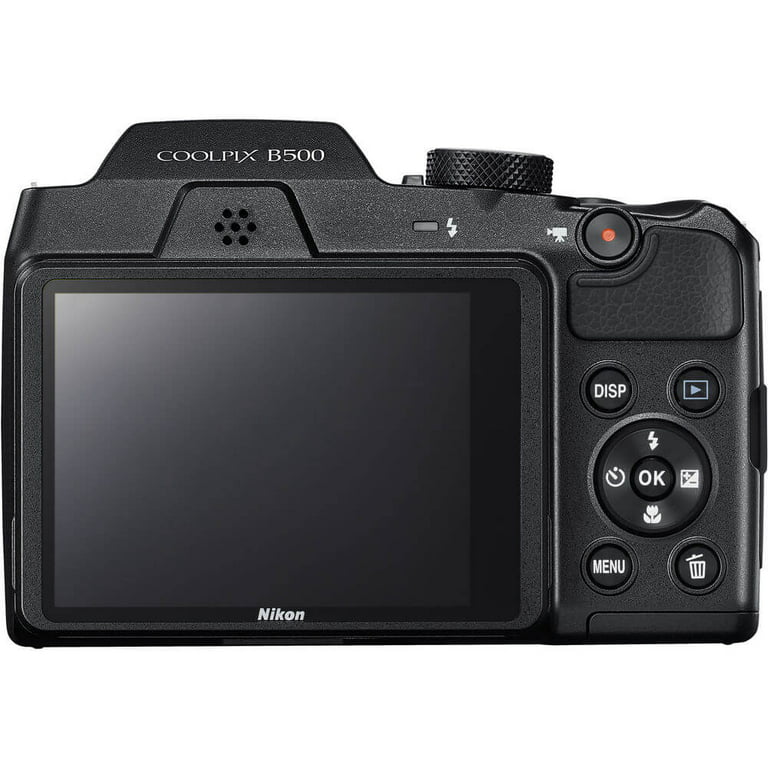 Nikon Black COOLPIX B500 Digital Camera with 16 Megapixels and 40x