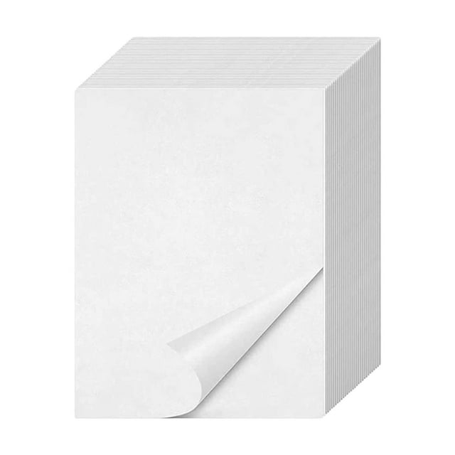 Rongfmy 50 Pièces Diamant Peinture Libérer Papier Feuilles Antiadhésives Réutilisables pour Adultes A4