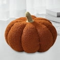 thumbnail image 4 of Halloween Pumpkin Pillows/ Cute 3D Shaped Cushion, Halloween Plush Toys, Plush Decorative Sofa Cushion for Bed Room Decor Car Brown, 4 of 7