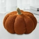 thumbnail image 4 of Almohadas de calabaza de Halloween, lindo cojín en forma de 3D, decoración del hogar de Halloween, juguetes de peluche, almohada rellena para sala de Marrón, 4 of 8
