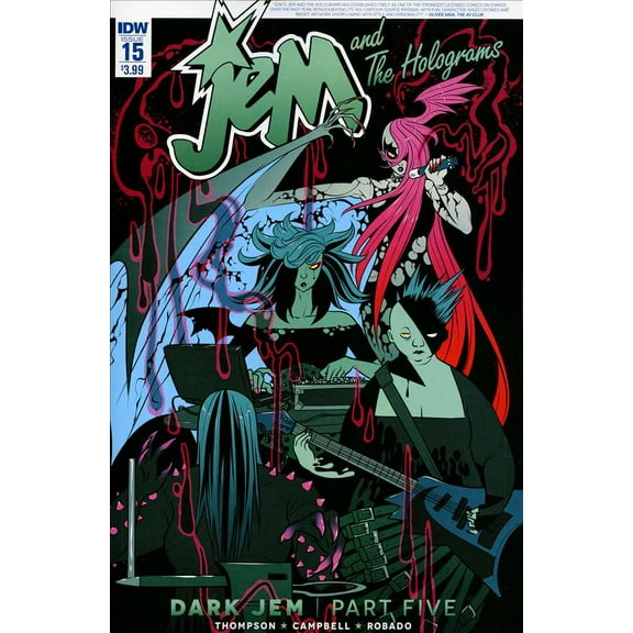 Jem And the Holograms #15 VF ; IDW Comic Book