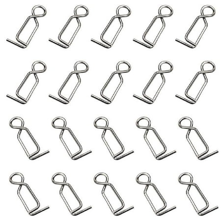 Zeiwohndc Stainless Fast Lock Clip Fast Change Lure Clip for Blowing Tube Squid Jig