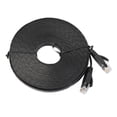 thumbnail image 2 of Cable Ethernet cat six 49ft Flat, Slim Internet Network LAN Patch Cords, Cable de computadora six para enrutador, módem, etc. Hugo Cable plano de ABS Ethernet, 2 of 10