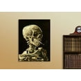 thumbnail image 2 of wall26 Canvas Print Wall Art Head of a Skeleton with Burning Cigarette by Vincent Van Gogh Nature Wilderness Illustrations Fine Art Relax/Calm Multicolor for Living Room, Bedroom, Office - 12"x1, 2 of 4