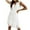 White, variant on Tbopshirt Dresses for Women,Women's Solid Color Fashion Casual Spring And Summer Sleeveless V-Neck Slim Binding Dress