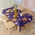 thumbnail image 3 of Halloween Cute Pumpkins and Cupcakes Rectangle Tablecloth 60"x120",Waterproof Polyester Rectangle Table Cloth, Wipeable Spillproof Polyester Tablecloth for Dining, Camping, Indoor and Outdoor, 3 of 6