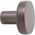 thumbnail image 3 of Contemporary Round Cabinet Knob, 1 Inch, Zinc Base Material, Vintage Bronze by Stone Harbor Hardware, 3 of 3