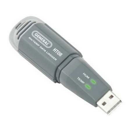 General Tools HT08 Mini RH Temperature GPP Humidity USB Data Logger