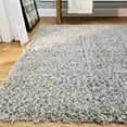 thumbnail image 3 of Maxy Home Bella Solid Grey 5 ft. x 7 ft. Shag Area Rug, 3 of 7