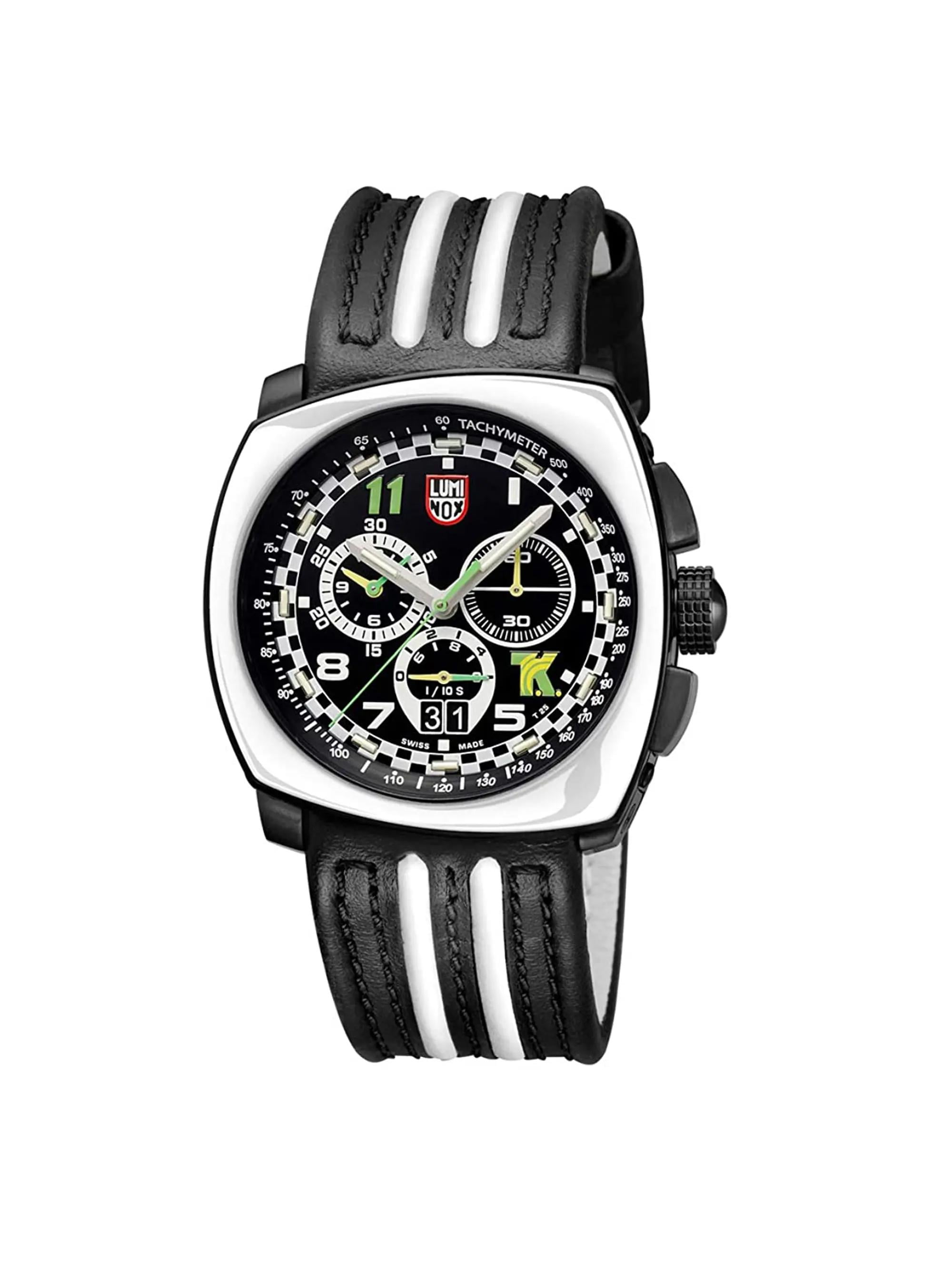 38explore『LUMIKO38』 Luminox P-38 Lightning Steel Chronograph Black Dial Quartz