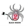 thumbnail image 2 of Hitch Critters Animated 2 Inch Funny Tow Ball Trailer Receiver Truck Car Hitch Cover And Brake Stop Light - Black Widow, 2 of 3