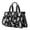 Snake and Hand Gothic Pattern, variant on Moon and Leaf Gothic Pattern Canvas Messenger Tote Bag, Nurse Handbag with Multi Pockets & Removable Strap, Magnetic Closure Gifts for Birthday Christmas Thanksgiving