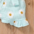 thumbnail image 5 of FRSASU Kids Jumpsuit Clearance,Summer Baby Girls Clothes Infant Belt Little Daisy Print Refresh Sling Jumpsuit, 5 of 9