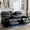 Black-Sofa, variant on Power Zero Gravity Reclining Sofa with Wireless Charger,LED Light Type-C/USB Port,Cup Holder,Faux Leather Electric Couch with 2 Recliner for Living Room Black