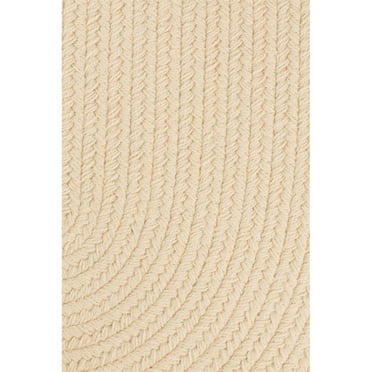 Rhody Rug S001A018X036 Solid Slice Rug Cream