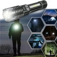 thumbnail image 6 of (2 Pack) 990000000 Lumens Rechargeable Flashlights, Super Bright Flashlight with 5 Modes and Zoomable, IPX7 Waterproof, Usb LED Flashlight for Emergencies, Camping, Home, 6 of 16