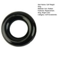 thumbnail image 7 of Golf Weight Ring Replacement Iron Ring Wrapped with Rubber Golf Club Warm Up Swing Weight Ring Golf Putter Weights Golf Club Driver Accessories -Black, 7 of 7