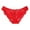 Red, variant on Women’s Seamless Hipster Underwear Women's Low Waist Mesh Briefs Solid Color Cotton Crotch Underwear Panties Wasit Hipster Brief Panties for Ladies