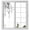 Gray White, variant on Grey Eucalyptus Leaves Privacy Window Film, Decorative Frosted Glass Window Film, Weeping Spring Botanical Summer Reusable Peel and Stick Static Cling for Home Bathroom Office Glass Door 17.7"x39.3"