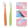 thumbnail image 5 of FACEGA 5Pcs Baby Spoons,Food-Grade Toddler Spoons,Non-Toxic Silicone Baby Spoon,Multicolor, 5 of 7