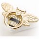 thumbnail image 1 of wonima11 Bee Phone Ring Holder Finger Kickstand with Crystal, Cute Phone Ring Grip Holder for iPhone or Smartphone Cases, Gold Black, 1 of 1