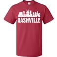 thumbnail image 3 of Inktastic Nashville Skyline Grunge T-Shirt, 3 of 5