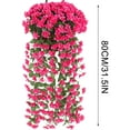thumbnail image 2 of Artificial Hanging Flowers 31.5" - UV Resistant Silk Fake Plants for Outdoor/Indoor (Wedding Wall Decor, Privacy Fence Screen, Balcony Greenery), 2 of 5