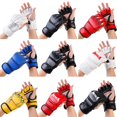 thumbnail image 5 of Aosijia Boxing Gloves for Men and Women, Martial Arts Bag Gloves, Kickboxing Gloves with Open Palms for  Sparring, Muay Thai, MMA, 5 of 9
