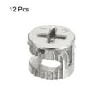 thumbnail image 3 of Uxcell Cam Lock Nut for Furniture, 12 Pack 11.65x9.8mm Joint Connector Locking Nuts Furniture Connecting Cam Fittings, 3 of 5