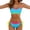 Light Blue, variant on 2 Pcs Swimsuits for Women Mixed Bright Color Adjustable Bathing Suits Lightweight Summer Swimwear - Womens Bikini Sets Color Block Swimsuits Supportive Wide Strap Two Piece Bathing Suit Light Green M