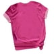 thumbnail image 4 of Pntutb - Camiseta estampada a la moda para mujer, blusa de manga corta, cuello redondo, tops casuales Pntutb Pntutb-2152, 4 of 5