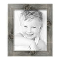 thumbnail image 2 of ArtToFrames 8" x 11" Winter White Barnwood 1.5 Inch Picture Frame, 8.5x11 inch Brown MDF Poster Frame (WOM-4661),  Pack, 2 of 8
