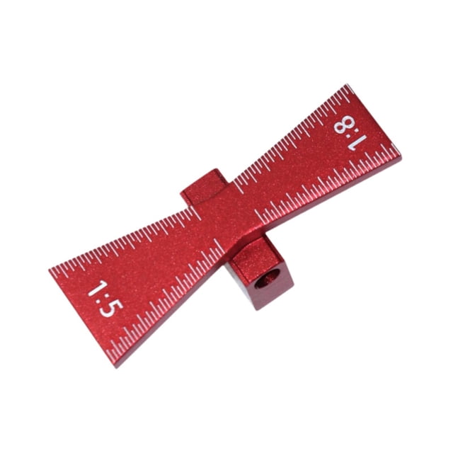 MARCADOR DE DOVETALA Herramienta manual de la mano para marcar la madera de madera para corcho marcado de madera Rojo