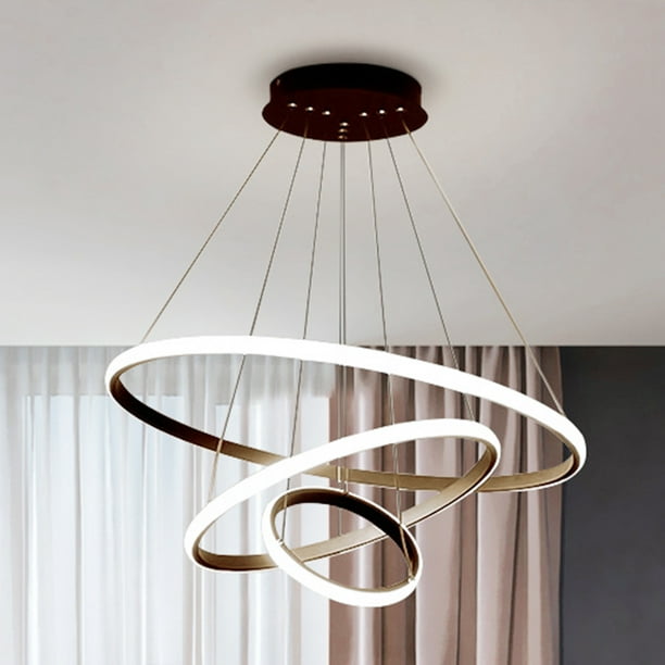 Candelier Nordic Luxury Techo LED Ajustable Brillo Adorno para Sala Estar Comedor