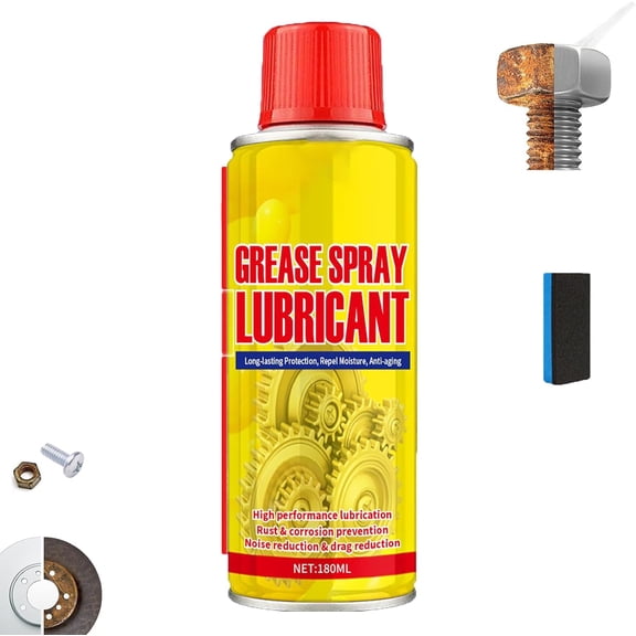 Anti-Rust Lubricant Spray & Rust Remover - Rust Remover Spray for Metal, Multi-Purpose Lubricant Rust Remover Sprays, Fast-Acting Formula for Vehicles, Tools, Chains (1Pcs)