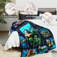 thumbnail image 4 of Flannel Fleece Blanket Throws Sea Turtle Lightweight Plush Soft Cozy Warm Blanket for Living Room Couch Chair Bed Sofa Office,60X80 inches, 4 of 6