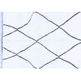 thumbnail image 1 of Ahgly Company Indoor Rectangle Solid Blue Modern Area Rugs, 2' x 4', 1 of 4