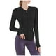 thumbnail image 2 of Abrigo y chaquetas informales con capucha de manga larga para mujer, abrigo deportivo de poliéster con capucha y cremallera lisa de invierno para mujer, 2 of 3