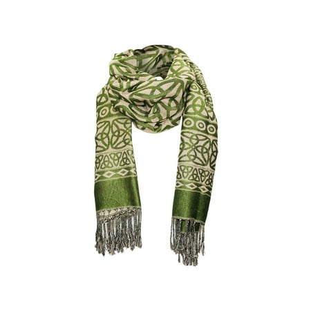 Women's Trinity Knot Fashion Scarf-Hand Tied Fringes