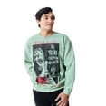 thumbnail image 2 of Texas Chainsaw Massacre Who Will Survive Oversized Poster Adult Unisex Mineral Washed Crew Neck Long Sleeve Sweatshirt-Small, 2 of 7