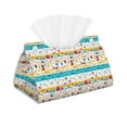 thumbnail image 6 of Rocae Funny Farm Print Long Tissue Box Lid Durable Leather Tissue Box Lid Can Be Used as Modern Home Decoration, 6 of 9