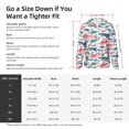 thumbnail image 5 of Uemuo Colorful Shark Pattern Women's Full Zip UPF 50+ Sun Protection Hoodie Jacket Long Sleeve Sun Shirt Hiking Outdoor Performance with Pockets-3X-Large, 5 of 9