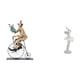 thumbnail image 1 of Colección de figuras de y bailarina. Estatuilla artística decorativa para mesa, centro de mesa, vitrina, comedor, dormitorio., 1 of 8