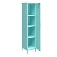 thumbnail image 4 of Novogratz Cache 1-Door Tall Single Metal Locker Style Storage Cabinet, Mint, 4 of 15