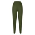 thumbnail image 6 of ZOIGHDA Plus Size Leggings with Pockets for Women Stretchy High Waisted Soft Running Workout Yoga Pants(Army Green,XX-Large), 6 of 7