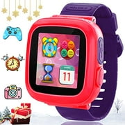 TURNMEON Kids Game Smart Watch-Smartwatch for Kids Boys Girls Toddlers Holiday Toys Birthday Gifts Digital Wrist Watch with Games Pedometer Camera Alarm Clock Electronic Learning Toys - Purple