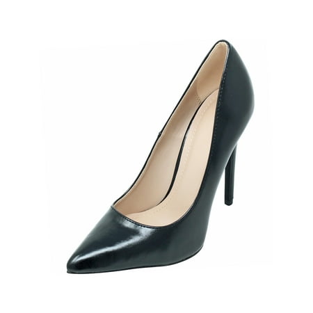 

Black Essential Classic Women s Stiletto Pumps Size 9
