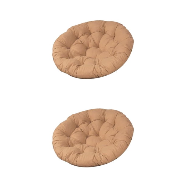 Advancent 60x60cm Cojín de asiento al aire libre Cojines de silla para mecedora Silla de huevo de jardín Type1