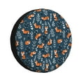 thumbnail image 1 of Balery Playful Foxes Forest Blues Cubiertas para Neumáticos - Protector Resistente para Neumáticos de Camioneta, SUV, Remolque, Camper y RV-17 inch, 1 of 6